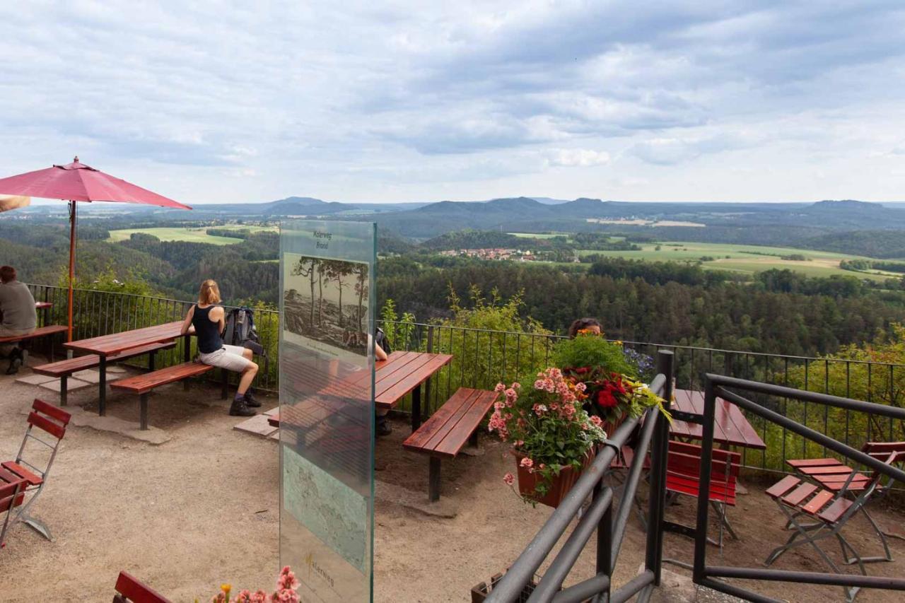 Hotel Brand-Baude Hohnstein Esterno foto