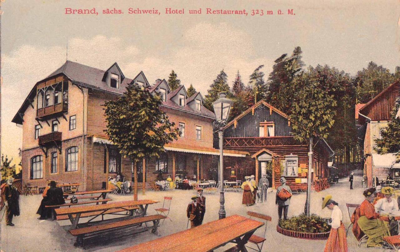Hotel Brand-Baude Hohnstein Esterno foto