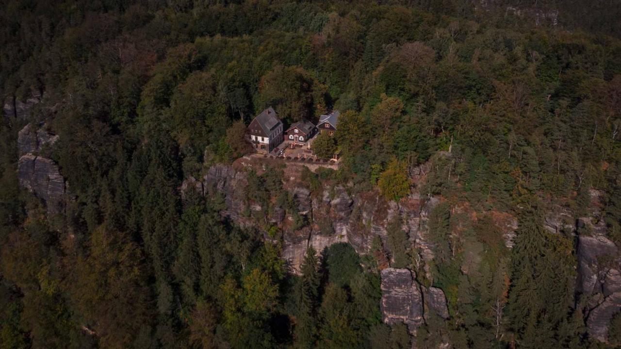 Hotel Brand-Baude Hohnstein Esterno foto